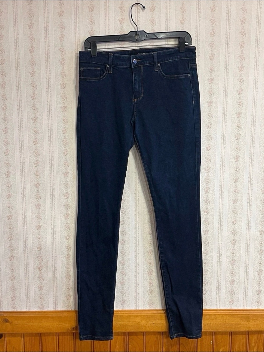 Women's Dark Blue Stretch Skinny Jeans